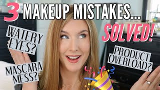 Makeup Mishap EASY FIXES for 3 COMMON MAKEUP MISTAKES We ALL Make [upl. by Elumas]