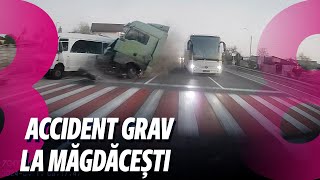 Știri Accident grav la Măgdăcești „Afacere” cu lemne 11042024 [upl. by Gingras557]