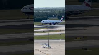 British Airways 777200 landing TPA planespotting aviation boeing boeing777 [upl. by Averil]