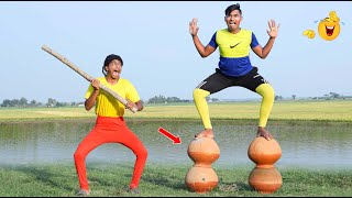 Exclusive New Trending Comedy Video 2024 😂 New Amazing Funny Video Episode 362 By Bidik Fun Tv [upl. by Dedric]