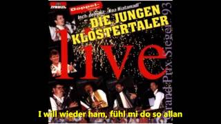 Die Jungen Klostertaler  quotFürstenfeldquot live LyricsText [upl. by Murdoch]