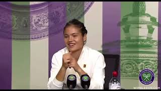 Emma Raducanu speaks MANDARIN in Wimbledon press conference [upl. by Avie438]