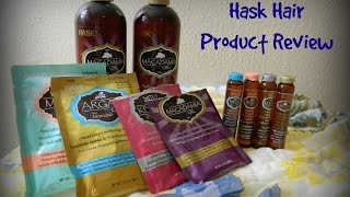 Review  Hask Hair Products [upl. by Refinej]