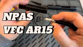 NPAS install VFC AR15 GBB [upl. by Assylem]