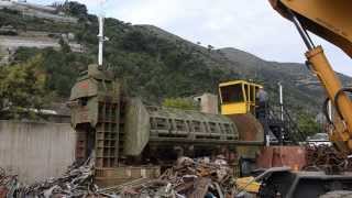 Area di rottamazione e recupero materiali ferrosi [upl. by Compton]