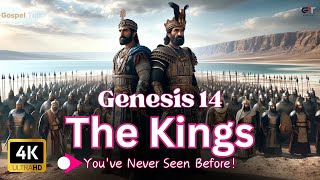 Abrahams Victory Over Five Kings Genesis14 Abraham and Melchizedek  AI Animated Bible Stories [upl. by Sula270]