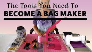 Bag Making for Beginners  Tools amp Materials You Need For Bag Making [upl. by Dyal]