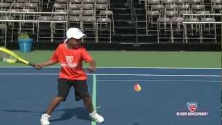 10 and Under Tennis Videos  60 Orange Forehand Tehcnique [upl. by Ydoow177]