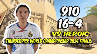 CS2 POV  The MongolZ 910 164 vs HEROIC Mirage  Thunderpick World Championship 2024 Finals [upl. by Otnas]