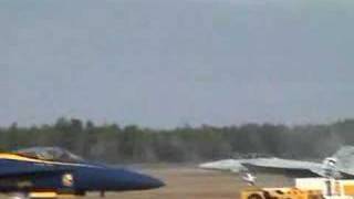 F18 Super Hornet runway wipeout [upl. by Demitria]