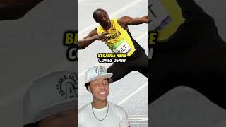 NFLs fastest 40yard dash vs Usain Bolts 40meter dash who wins shorts nfl [upl. by Anilad]