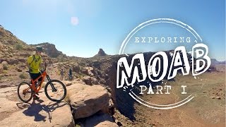 Exploring Moab Part 1 Mountain Biking Amasa Back [upl. by Nylsirk]