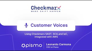 Checkmarx Helps Engage Developers With Code Security  Pismo [upl. by Honey]