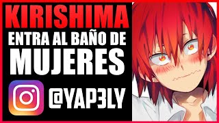 Al baño de mujeres 😳  ASMR Kirishima  Yapely [upl. by Yahc]