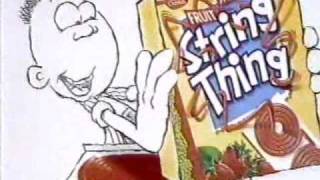 1995 Betty Crocker Fruit Strawberry String Thing Commercial 1 [upl. by Geesey489]