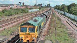 66544 on 6R33 0902 Immingham  Drax Power Station [upl. by Morganne]