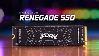 SSD de jeu haute performance PCIe 40 NVMe M2 Kingston FURY Renegade SSD [upl. by Aicirtan]