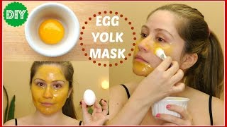 Egg yolk face mask [upl. by Littlejohn]