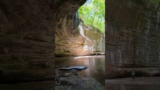 Starved Rock State Park 🌳💧🥾 travel waterfalls canyon [upl. by Prue]