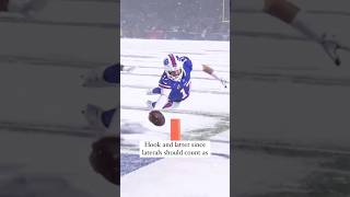 Josh Allen got a passing and receiving touchdown on the same play shorts nfl joshallen [upl. by Yetta]