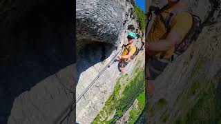 Murren Via Ferrata would you do this  switzerland hiking [upl. by Sindee]