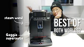 Gaggia Cadorna Barista Plus unboxing features review Superautomatic espresso latte art steam wand [upl. by Arodasi246]