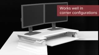 Ergotron WorkFitTL Sit Stand Desktop In Motion [upl. by Niassuh]