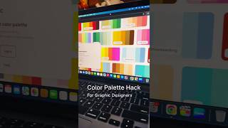 Try this Color Palette Generator with AI  Color palette hacks for graphic designer graphicdesign [upl. by Bowler28]