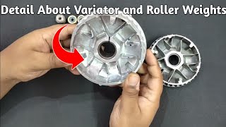 Detail about rollers and variator how to choose correct size and how does it affect performance [upl. by Rida]