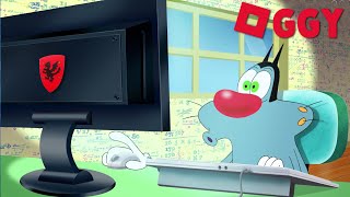 Oggy and the Cockroaches  THE GAMER S04E32 CARTOON  New Episodes in HD [upl. by Aneahs]