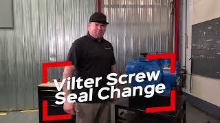 Vilter Screw compressor seal change [upl. by Dyoll]