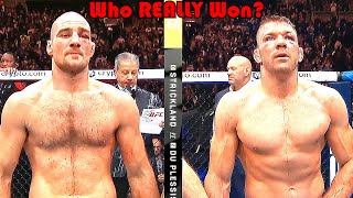 ROBBERY Who REALLY Won Sean Strickland vs Dricus Du Plessis [upl. by Agler476]