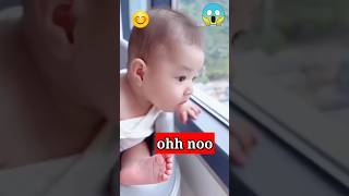 cute funny babies 😅 funny baby funnyclips loughing [upl. by Yllatan820]