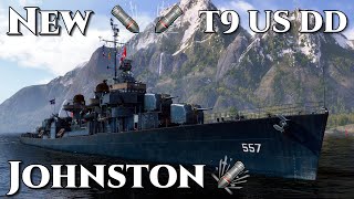 World of Warships USS Johnston  New T9 Destroyer [upl. by Caldeira808]