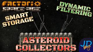 Ship design 101 Asteroid Collectors Deep Dive ⚙️ Factorio Space Age 🏭 Tutorial Walkthrough [upl. by Hameean]