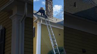 Gutter Cleaning in Connecticut did mrmeniukshortvideoguttercleaning guttergutterrepair gutterin [upl. by Shaddock48]