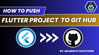 Effortlessly Push Your Flutter Code to GitHub 🚀  StepbyStep Guide [upl. by Aiken665]