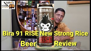 Bira 91 RISE New Strong Rice Beer Review [upl. by Profant]