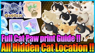 100 Cat Paw Collection with Hidden Cat Detect Quest Item Ragnarok Origin Global [upl. by Laon]