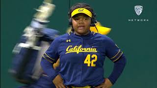 Cal Softball Zoe Conley on defensive effort behind her I know my team has my back [upl. by Miner29]