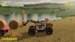 Fairhead Making and collecting Straw bales [upl. by Suivatra]