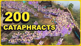 INSANE Byzantine strategy  200 CATAPHRACTS in a ranked 2v2 on Age of Empires 4 [upl. by Cate]