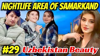 Uzbekistan Samarkand Nightlife  Samarkand to Tashkent  Uzbekistan Nightlife  Samarkand Vlog 2023 [upl. by Krystyna]