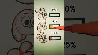 Anais Watterson mood test anaiswatterson darwinwatterson gumball mood shortvideo shorts [upl. by Leeann]