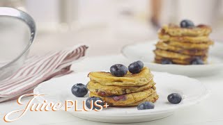 Blueberry Banana Pancakes  Recipe with Complete by Juice Plus [upl. by Virge835]