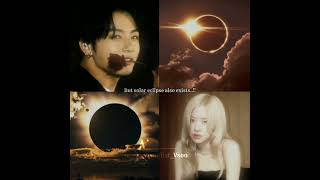 Hes sun and shes moon bts jungkook rosekook rosekookforever rosekookreal vsoo yeonji [upl. by Ennaimaj]