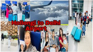 Traveling from Hollongi to Delhi Airport for the first time Oyirmamavlogs [upl. by Aissej29]