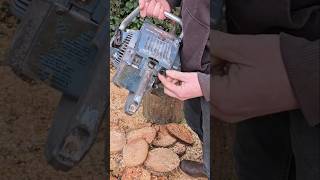 How to start a vintage chainsaw  Homelite C5 [upl. by Oletta347]