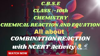 Types of reaction l Reaction l Reactant l product [upl. by Enelram479]