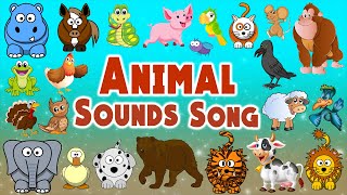 Animal Sounds Song  Nursery Rhymes for Toddlers  LittleKidsTV [upl. by Raynard]